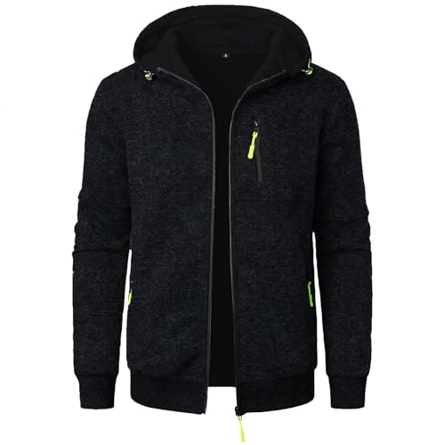 Asija sonderangebote restposten Hoodie Herren Einfarbig Langarm Sweatjacke Reißverschluss Casual Sweatshirt Zip Up Hoodies Männer Leicht Kapuzenjacke Outdoor Sportjacke Warm Übergangsjacke