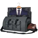 UNIQUEBELLA Anzugtasche, Kleidersack Reisetasche Anzugsack Umhängetasche für Herren,Flugzeug, Reisen, Bussiness,Fitness Anzug Garment Gym Bag, Sporttasche für Männer