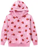 CM-Kid Kapuzenpullover Mädchen Langarm Hoodie Bunt Kinder Sweatshirts Baumwolle Warm Tops 3 4 Jahre Marienkäfer Rosa Gr.104