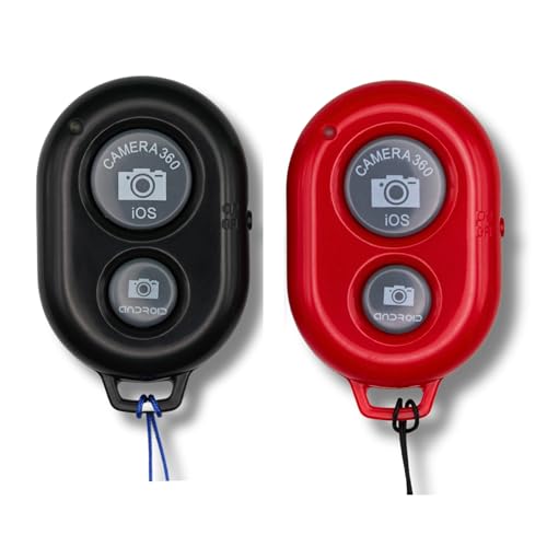 EASERIA Bluetooth Fernbedienung, tragbarer Kamera Auslöser, kabelloser Selfie Auslöser, kompatibel mit Handy iPhone, Samsung, Tablets and Android
