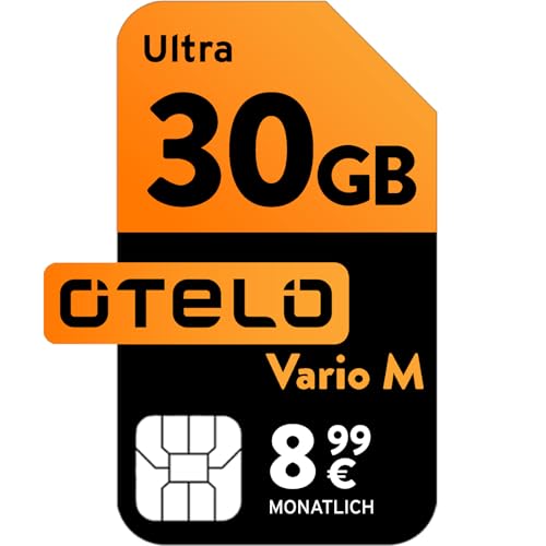 otelo Vario M Ultra | Aktion Allnet 30 GB | LTE 50 | 24 Mon. Laufzeit