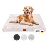WahreTierliebe® Cozy Hundebett, Premium Hundekissen, Orthopädischer Komfort, Waschbar & Pflegeleicht, Strapazierfähiger Bezug, Perfekt für Zuhause und unterwegs