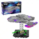 BlueBrixx Pro - Star Trek Jem'Hadar Attack Ship - Mini-Modell-Bausatz für Erwachsene und Kinder, 251 Klemmbausteine, Offiziell lizenziert, Ausstellungsständer inklusive, 105441