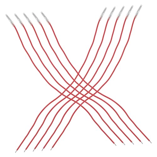 MUCKLILY Spatenstecker Mit Isolierschlauch Schnelle Steckverbindung Für Elektrische Kabelverbindungen Lange Anschlussdrähte Ideal Für Elektroinstallationen Und