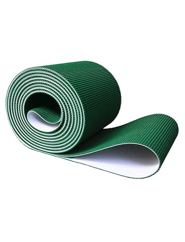 Leichtes Förderband aus PVC, Förderband for die gewerbliche Produktion, grünes PVC-Antriebsförderband, Industrieband(110x24cm/43x9.4in)