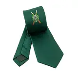 Deitert Schützenkrawatte grün für Kinder mit gewebtem Schützenmotiv - passend zum Schützenfest - Kinder Krawatte Schützenverein, Geschenk für die Uniform, 100% Polyester
