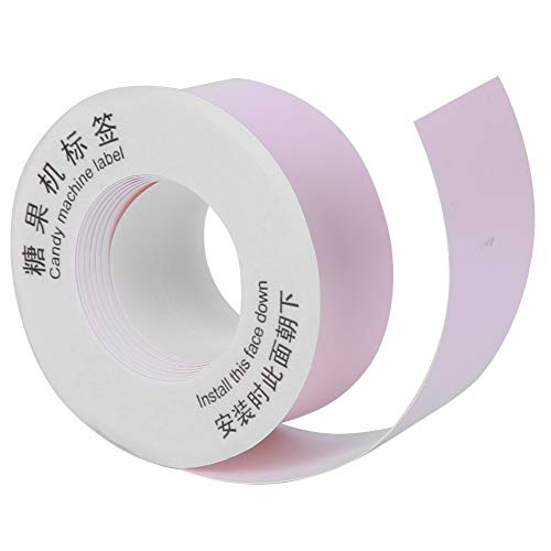 Resefinem Pink Basis Schwarzer Buchstaben Etikett TACE Thermalpapier ideal für die Kennzeichnung Maschine mit filmverarbeiteter Oberfläche für hohe Temperatur und spezielle