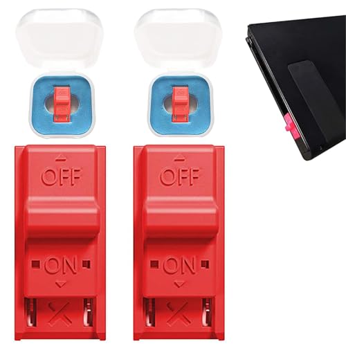 Rcm Loader Switch,Rcm Clip Switch Kurzer Anschluss Short Connector,Rcm Loader Clip Tool Kurzschluss Werkzeuge,RCM Clip auf Schalter Kurzschluss Stecker mit Kunststoff Box 2 Stück Rot Tokaneit