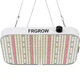 FRGROW 130 Watt LED Pflanzenlampe Dimmbar, 12000 Lumen LED Grow Lampe Vollspektrum mit Daisy Chain Funktion, 576 PSC LEDs Grow Light Perfekt für 60x60CM Growzelt Pflanzenwachstum