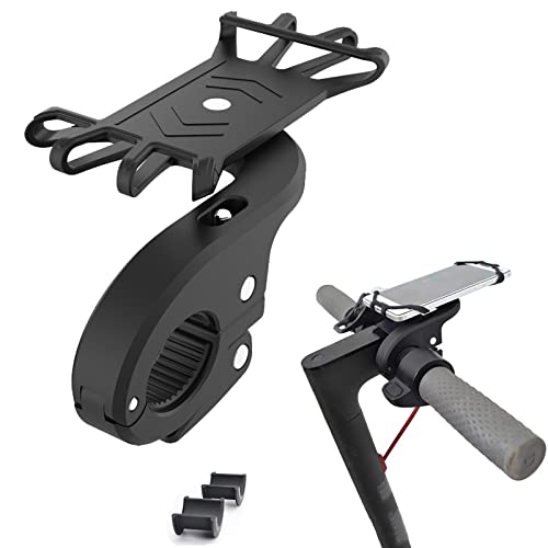 VOLOHAS Handyhalterung am Lenker für Xiaomi M365/Pro/Pro 2/1S Elektroroller, um 360 Grad Drehbarer Handyhalter für 4,7"-6,5" Handy, für Lenkern Rennrad/Motorrad/Kinderwagen/Mountainbike/Fahrrad