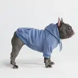 Spark Paws Hunde Hoodie Sweatshirt Pullover - Premium Qualität, weich, Komfortabel und passend für große Hunde, für alle Rassen - Kapuzenpullis, Fleece Sweater, Haustierkleidung - Slate Blue - XL