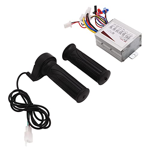 Bürstenmotor-Drehzahlregler-Set, 12 V 500 W Bürstenmotor-Drehzahlregler mit Gasgriff-Unterspannungsschutz für Motorrad-Elektro-Fahrrad-Roller Andere Fahrzeuge