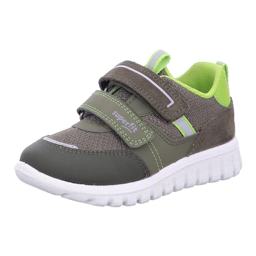 Superfit Jungen Sport7 Mini Sneaker, Grün Hellgrün 7000, 22 EU Weit