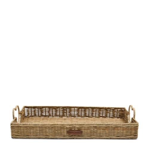 Rivièra Maison - Elegantes Herzförmiges Tablett aus hochwertigem Rattan für stilvolle Anlässe