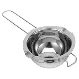 Alipis Schmelztiegel Metalltopf Schokoladenschmelzer Schokoladenpfanne Schokolade Schmilzt Schokoladenherstellung Kleiner Topf Buttertopf Edelstahl 304 Silver