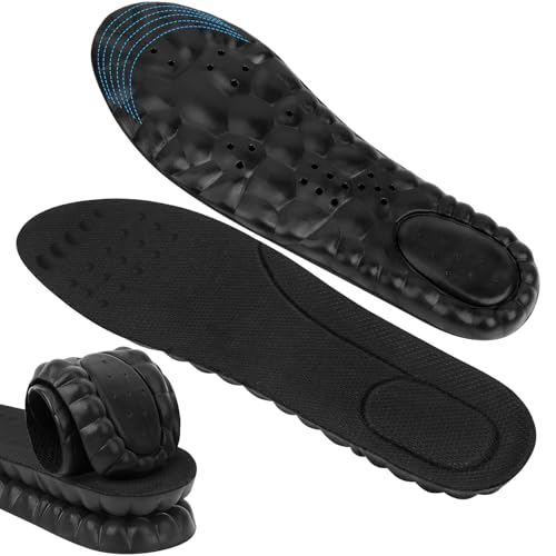 OWill Orthopädische Einlegesohlen,Einlegesohlen Herren Damen,Memory Foam Einlegesohlen,Anti-Ermüdungs Schmerzlinderung,für Alltagsarbeit,Sport,Laufen,Einlegesohlen Arbeitsschuhe,Größe 40-46,1 Paar