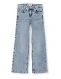 ONLY A/S Mädchen Kogjuicy Wide Leg Dnm Pim560 Noos Hose, Light Blue Denim, 158 EU