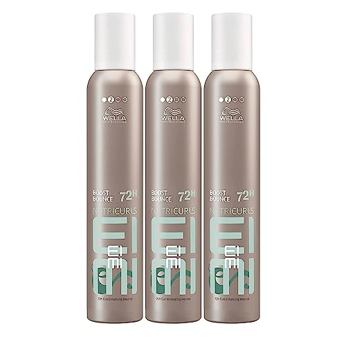 Wella EIMI Boost Bounce 3 x 300 ml Locken-Mousse Volume Schaumfestiger Styling Professionals by Wella (3er Pack)