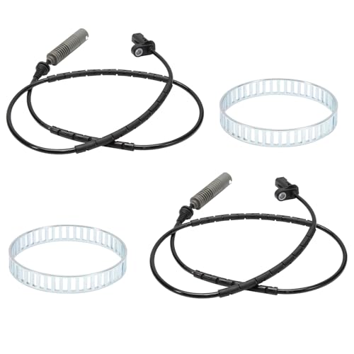 GNXfixt ABS-Raddrehzahlsensor Sensor ABS Ring Sensorring für 1-er E81 E87 3-er E90 E91 E92 33217504521 (Links & Rechts)