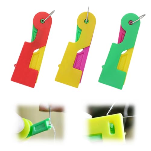 Miczoe Nadeleinfädler für Nähmaschinen und Handnähen, 6 Stück (3 PCS)