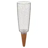 Scheurich 58870 Copa XXL, Wasserspender aus Kunststoff und Tonkegel, TRANSPARENT CLEAR, 32 cm hoch, 1,0 Vol., 13 x 13 x 37 cm