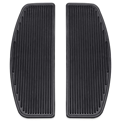 WATERWICH Vordere Fahrer Fahrer Einsätze Floorboard Fußrasten Einsätze Kompatibel mit Harley Davidson Touring Road Glide Electra Glide Heritage Softail Road King