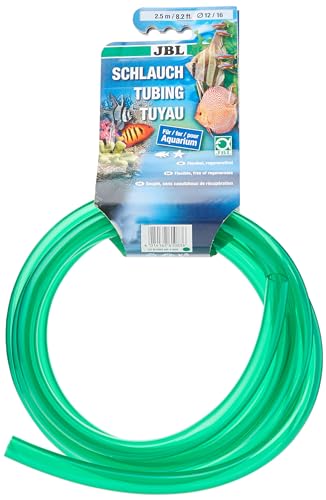 JBL Aquaschlauch 61083, Wasserschlauch, 2,5 m Länge, 12/16 mm Durchmesser, Grün