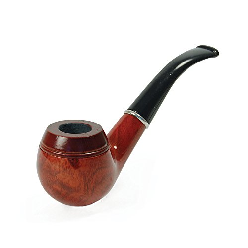 Bristol Novelty Gentleman Holz Pfeife, Braun, schwarz