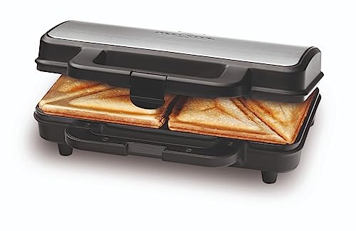 ProfiCook® Sandwichmaker | amerikanische Sandwiches | XXL-Toastscheiben | elektrischer Sandwichtoaster | extra große Sandwich-Platten (antihaftbeschichtet) | Sandwich-Maker mit 900W | PC-ST 1092