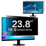 ZOEGAA Computer Monitor Sichtschutz 23.8 Zoll Seitenverhältnis 16:9, Anti Blaulicht Monitor Blickschutzfolie 23.8 Zoll und Abnehmbarer Monitor Sichtschutzfolie für HP/Dell/Acer/Samsung/Lenovo/Toshiba