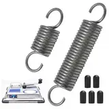 2 Stück Ersatzteile Federn + 5 Stück Gummikappen Zubehör, Ersatzteile Federn und Gummikappe Ersatzteil für OCB Mikromatic Zigaretten-Stopfmaschine, Zugfedern für Top-o-Matic Ersatzteile