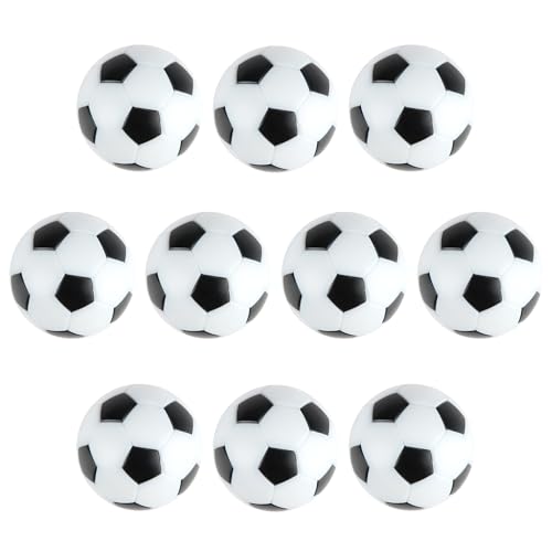 QDDfufu 10 x 36 mm Ball, Tischfußball, Mini-Ball, Tischfußball, hohe Qualität, leise, normale Größe