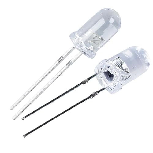 SpeedyFPV 50 Stück 5 mm Kuppel-LED-Lichter, 1,8–3,4 V (rot/grün/blau) (blau)