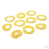 KESOTO PVC StromStromkabel, Stromkabelmarkierer, Etiketten, Tag Management Nummer 0~9, 0,75 Mm²