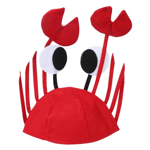 CIMAXIC Krabbenhut Halloween Hut Lustige Originelle Für Kinder Partys Festivals Meerfrüchte-veranstaltungen