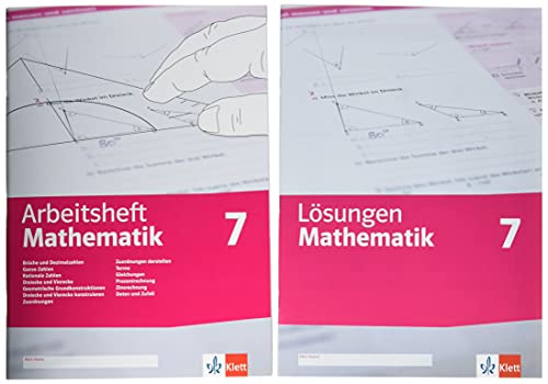 Arbeitsheft Mathematik 7. Brüche, Dezimalzahlen, Terme, Gleichungen, Zuordnungen, Prozent- und Zinsrechnung, Dreiecke, Vierecke, Daten, Zufall: ... 7 (Arbeitsheft Mathematik. Ausgabe ab 2020)