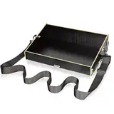 BEIMEIII Bauchladen Junggesellinnenabschied Schwarz Bauchladen JGA 40 * 26 * 10.5cm Bauchladen Braut Holz Junggesellinnenabschied Deko für Männer Frauen JGA Party Spiele Promotion