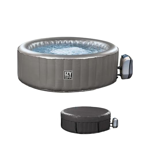 NETSPA Pack Aufblasbares Spa IZY - 2 + 1 Sitze + Bodendecker und SPARO-Abdeckung