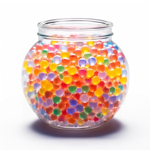 damoguin Wasserperlen 20.000 Stück, Ungiftig Aquaperlen Vase Deko, Water Beads für Schwimmende Wasser Perlen & Kerze Machen, Hochzeit Centerpiece, Blumenarrangement & Pflanzen (Bunte)