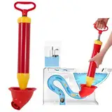 XoeLLe Saugglocke Abfluss, Pömpel Wc, Abflusspumpe, Schnelle Siphonreinigung Ideale Abflussreiniger Pumpe Löst Schnell Abflussverstopfung für Toilette Verstopft, Waschbecken, Abflussrohre