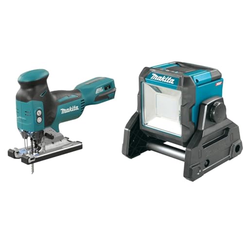 Makita DJV181Z Akku-Pendelstichsäge 18 V (Akku und Ladegerät NICHT im Lieferumfang enthalten) & ML003G LED-Baustrahler 18V-40V max.