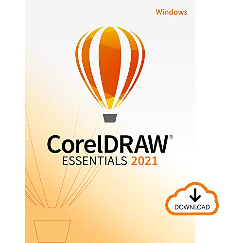 CorelDRAW Essentials 2021 | Grafikdesign-Software für kreative Gestaltungsprojekte im Hobbybereich und privaten Umfeld Illustration Layout und Bildbearbeitung | 1 Gerät | Code [Download]