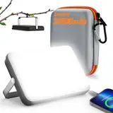 Eventek LED Campinglampe 4000LM, 20000mAh Power Bank USB Aufladbar Zeltlampe bis zu 144 Stunden, IPX5 Wasserdichtes Camping Lampe mit 4 Lichtmodi für Lesen, Zelt, Angeln, Blackout