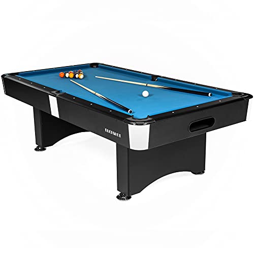 Buckshot Billardtisch 9ft Manhattan - 282x155x80 cm - 9 Fuß Pool Billard - Kugelrücklauf - Tischbillard mit Zubehör - Billard Tische 150kg