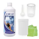 BRAST® All in One Wasserpflege Set 5tlg für Pool-Anfänger mit ausführlicher Deutscher Anleitung Made in Europa