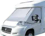 Außen Thermofenstermatte Silber Thermoschutz Abdeckung für FIAT Ducato, Peugeot Boxer, Citroen Jumper X250/290 von 2006-2024 Außenisoliermatte Wohnmobil Abdeckung Sonnenschutz