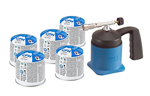 Lötlampe Lötmeister inkl. 5 Kartuschen
