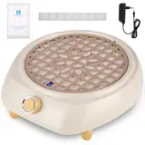 Yulado 100W Staubabsaugung für Nägel, 5000RPM Nagelstaubsauger Weiß, Professionelle Haushalt und Staubabsaugung Nagelstudio Mit Filter, Werkzeuge und Zubehör-Erdiges Gelb
