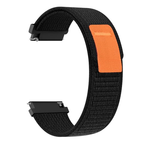 Vancle Uhrenarmband 20mm für Damen Herren, Weiches Klettverschluss Smartwatch Armband 20mm, Sport Trail Loop Ersatzarmbänder Zubehör für Smartwatches Zubehör Leichter Gurt für Herren Damne