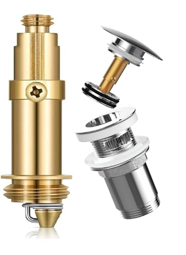 FEINER® Pop-Up Ablaufventil, Druckfederelement, Ersatz für Pop-Up-Abflussstöpsel aus Messing, Ersatzmechanismen mit Einer Lebensdauer von über 80.000 Zyklen
